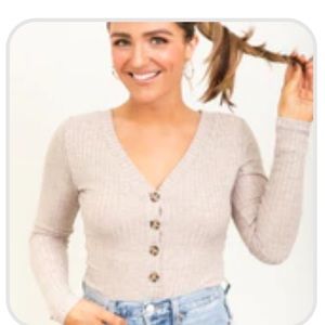 Z-supply Hannah ribbed body suit- new without tags